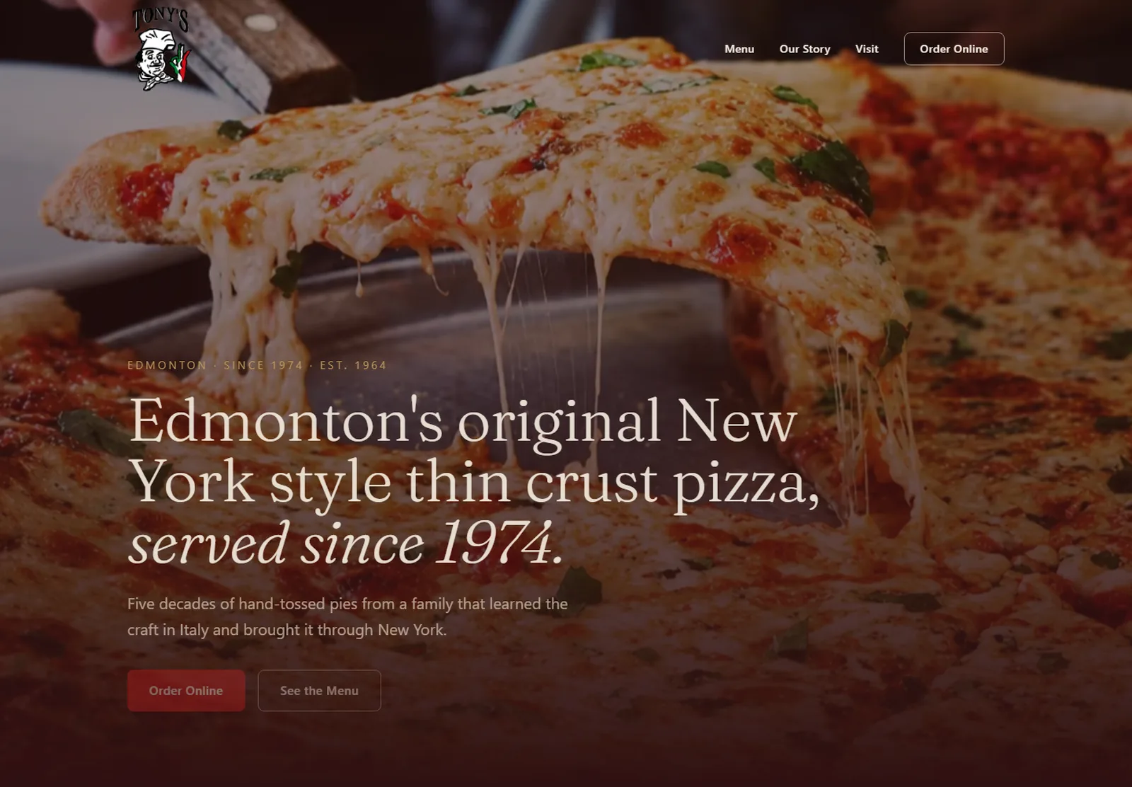 Tony's Pizza Palace
